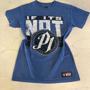 WWE Blue Graphic T-Shirt